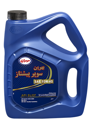 روغن موتور بهران سوپر پیشتاز (۴۰-۱۰ SL) حجم ۴ لیتر